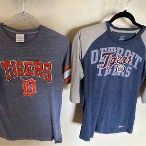 Detroit Tigers Women's Tees. Large. 5th&Ocean / Nike
